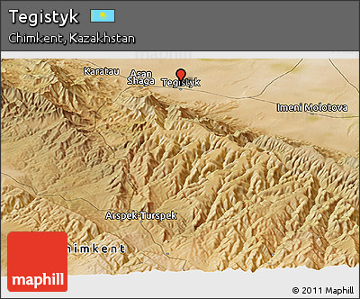 Satellite Panoramic Map of Tegistyk