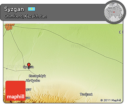 Physical 3D Map of Syzgan