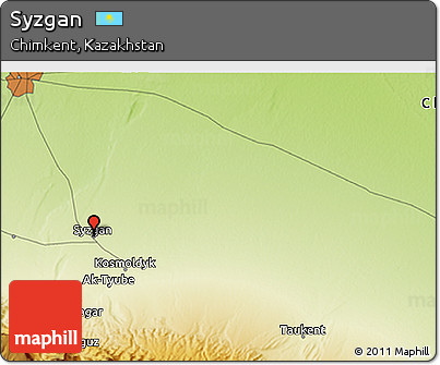 Physical 3D Map of Syzgan