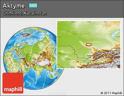 Physical Location Map of Aktyme