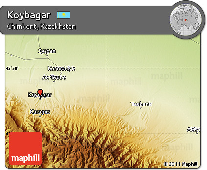 Physical Map of Koybagar