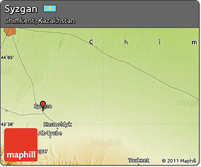 Physical Map of Syzgan