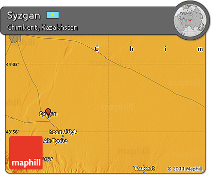 Political Map of Syzgan
