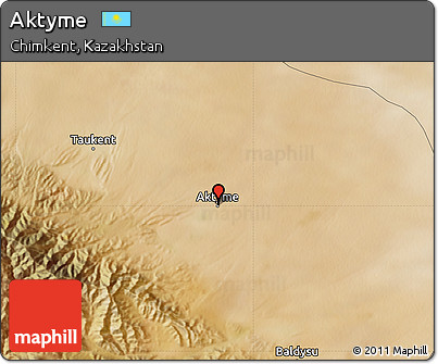 Satellite Map of Aktyme
