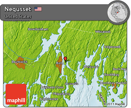 Physical Map of Nequsset