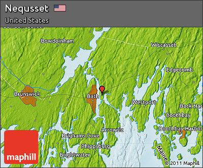 Physical Map of Nequsset