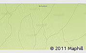 Physical 3D Map of the area around 43° 53' 30" N, 72° 19' 29" E