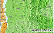 Political Map of the area around 43° 53' 30" N, 73° 1' 30" W