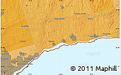 Political Map of the area around 43° 53' 30" N, 78° 58' 29" W