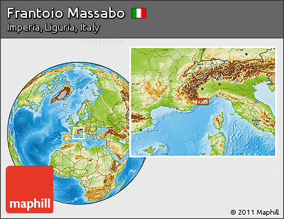 Physical Location Map of Frantoio Massabo