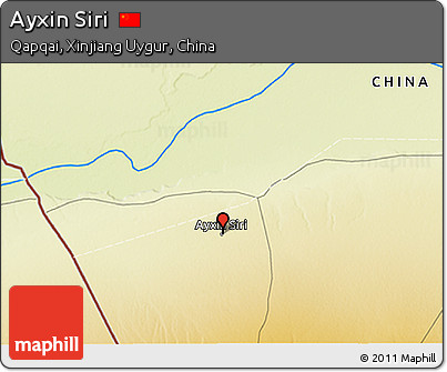 Physical 3D Map of Ayxin Siri
