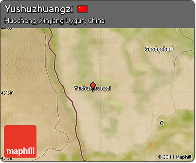 Satellite Map of Yushuzhuangzi