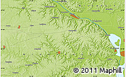 Physical Map of Onalaska