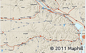 Shaded Relief Map of Onalaska