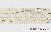 Shaded Relief Panoramic Map of the area around 43° 53' 30" N, 91° 43' 29" W