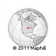 Outline Map of the Area around 43° 53' 30" N, 95° 58' 29" W, rectangular outline