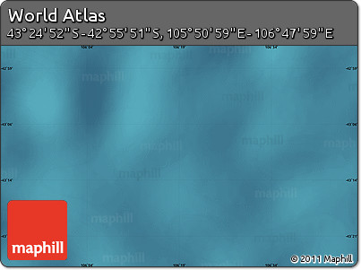 Satellite Map of the Area around 43° 10' 22" S, 106° 19' 29" E