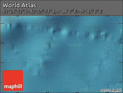 Satellite Map of the Area around 43° 10' 22" S, 10° 16' 30" E