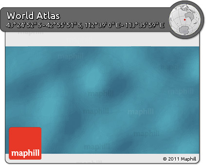 Satellite 3D Map of the Area around 43° 10' 22" S, 113° 7' 30" E