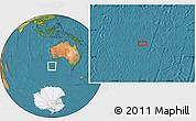 Satellite Location Map of the area around 43° 10' 22" S, 115° 40' 30" E