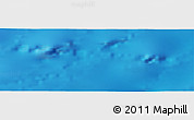 Physical Panoramic Map of the area around 43° 10' 22" S, 11° 7' 30" E