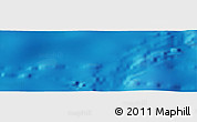 Physical Panoramic Map of the area around 43° 10' 22" S, 157° 10' 30" W