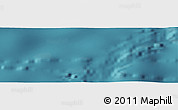 Satellite Panoramic Map of the area around 43° 10' 22" S, 157° 10' 30" W
