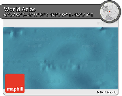 Satellite 3D Map of the Area around 43° 10' 22" S, 161° 34' 29" E