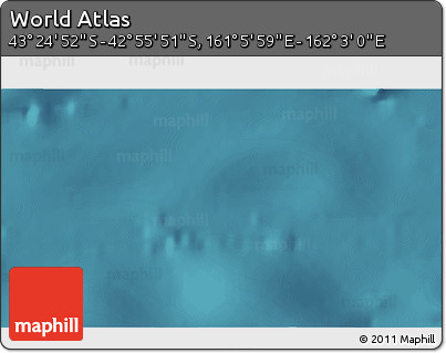 Satellite 3D Map of the Area around 43° 10' 22" S, 161° 34' 29" E
