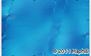 Physical Map of the area around 43° 10' 22" S, 16° 13' 30" E