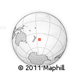 Where is the area around 43° 10' 22" S, 172° 28' 29" W located? Outline Map of the Area around 43° 10' 22" S, 172° 28' 29" W, rectangular outline