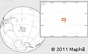 Blank Location Map of the area around 43° 10' 22" S, 176° 43' 29" W