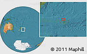 Satellite Location Map of the area around 43° 10' 22" S, 176° 43' 29" W
