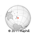 Outline Map of the Area around 43° 10' 22" S, 177° 34' 29" W, rectangular outline