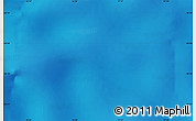 Physical Map of the area around 43° 10' 22" S, 17° 4' 30" E