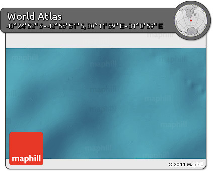 Satellite 3D Map of the Area around 43° 10' 22" S, 30° 40' 29" E