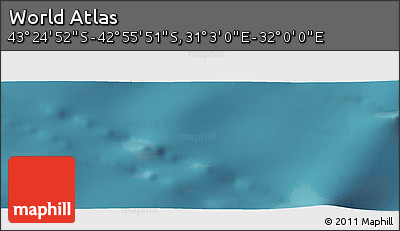 Satellite Panoramic Map of the Area around 43° 10' 22" S, 31° 31' 29" E