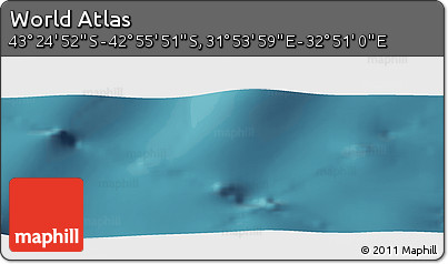 Satellite Panoramic Map of the Area around 43° 10' 22" S, 32° 22' 30" E