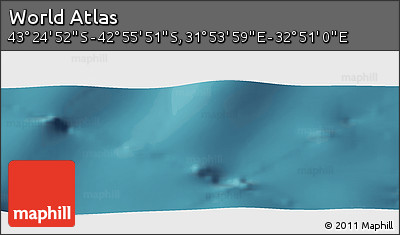 Satellite Panoramic Map of the Area around 43° 10' 22" S, 32° 22' 30" E