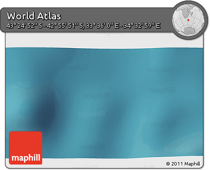 Satellite 3D Map of the Area around 43° 10' 22" S, 34° 4' 30" E