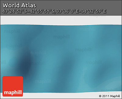 Satellite 3D Map of the Area around 43° 10' 22" S, 34° 4' 30" E