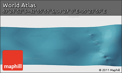 Satellite Panoramic Map of the Area around 43° 10' 22" S, 34° 55' 29" E