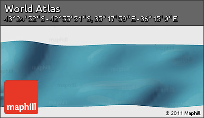 Satellite Panoramic Map of the Area around 43° 10' 22" S, 35° 46' 29" E