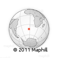 Outline Map of the Area around 43° 10' 22" S, 3° 19' 30" W, rectangular outline