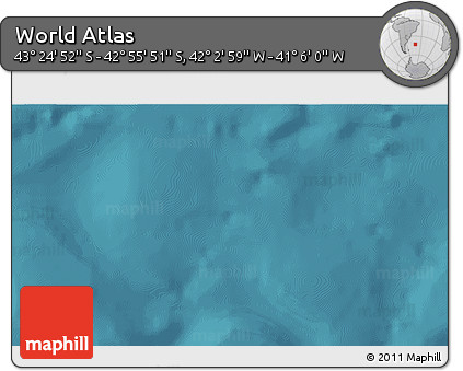 Satellite 3D Map of the Area around 43° 10' 22" S, 41° 34' 30" W