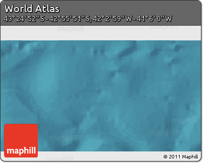 Satellite 3D Map of the Area around 43° 10' 22" S, 41° 34' 30" W