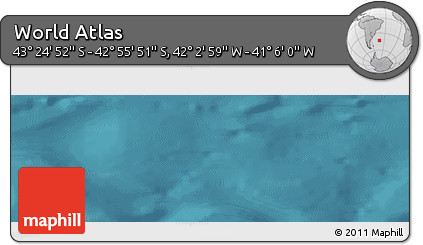 Satellite Panoramic Map of the Area around 43° 10' 22" S, 41° 34' 30" W