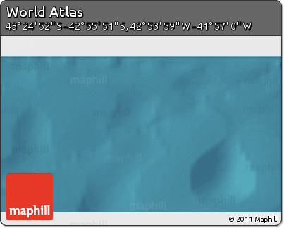 Satellite 3D Map of the Area around 43° 10' 22" S, 42° 25' 29" W