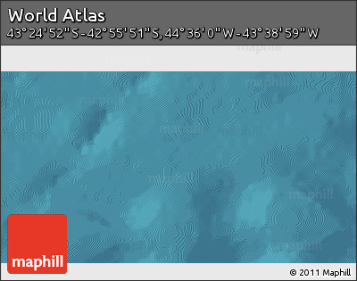 Satellite 3D Map of the Area around 43° 10' 22" S, 44° 7' 30" W