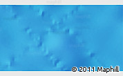 Physical 3D Map of the area around 43° 10' 22" S, 69° 46' 30" E